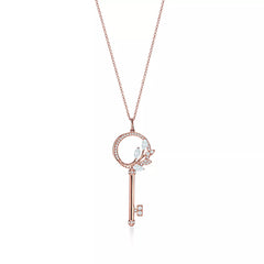 VICTORIA KEY DIAMOND NECKLACE