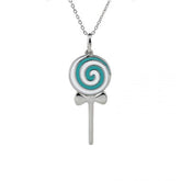 STERLING SILVER LOLLIPOP NECKLACE