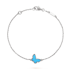 BUTTERFLY TURQUOISE SILVER BRACELET