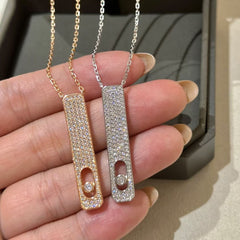 MY FIRST DIAMOND PAVED NECKLACE