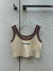 Miu Beige Tank Top and Skirt