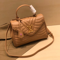 LV NEW WAVE TOP HANDLE 26CM BEIGE CALFSKIN
