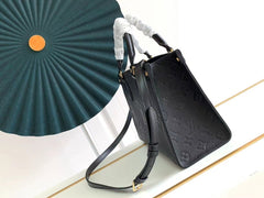 ONTHEGO PM 25 BLACK MONOGRAM EMPREINTE GIANT CANVAS