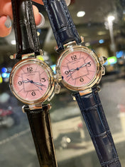 PASHA DE CARTIER 35MM QUARTZ PINK DIAL
