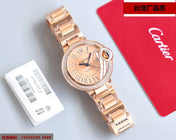 BALLON BLEU 33MM ROSE GOLD DIAL