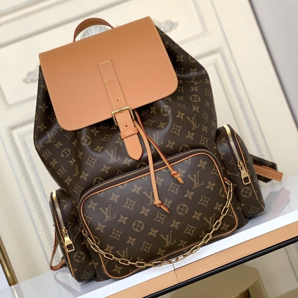 LV BACKPACK TRIO 45CM MONOGRAM CANVAS