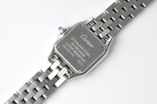 PANTHERE DE CARTIE 22MM QUARTZ STEEL WHITE DIAL