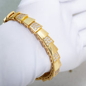 SERPENTI BRACELET 6.8MM GOLD DIAMOND