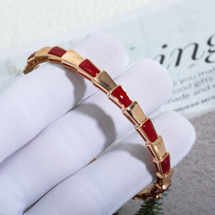 SERPENTI BRACELET PINK GOLD RUBELLITE