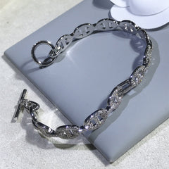 CHAINE BRACELET SILVER DIAMOND