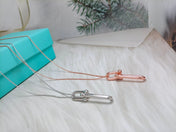 HARDWEAR DROP DOUBLE LINK PEDANT NECKLACE