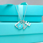 LOVE TEXT PEDANT NECKLACE