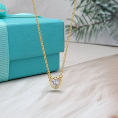 HEART BIG DIAMOND NECKLACE