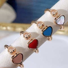 HAPPY HEART RING 1 DIAMOND