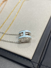 NECKLACE POP H LIGHT BLUE