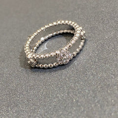 PERLEE SILVER DIAMOND RING