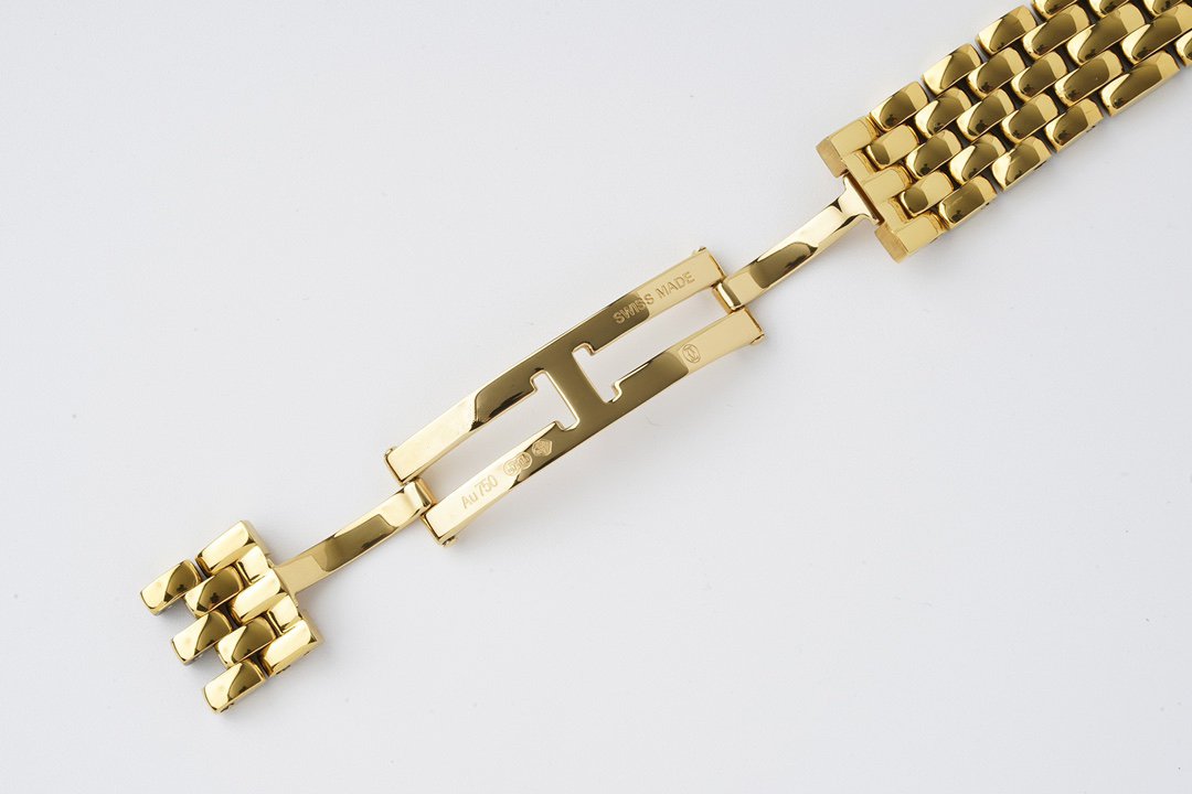 PANTHERE 27MM GOLD CASE WHITE DIAL