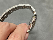 BALLON BLEU 33MM PINK GOLD STEEL