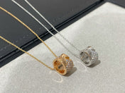 LIENS EVIDENCE DIAMOND PAVED NECKLACE