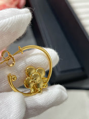 LV VIENVIEN GOLD HOOP EARRINGS