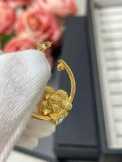 LV VIENVIEN GOLD HOOP EARRINGS