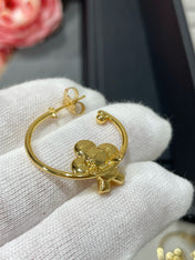 LV VIENVIEN GOLD HOOP EARRINGS