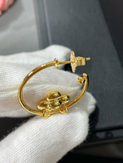 LV VIENVIEN GOLD HOOP EARRINGS