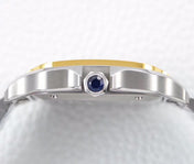 SANTOS LADY 35.1MM AUTOMATIC GOLD STEEL