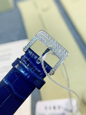 LADY ARPELS LOVER BRIDGE BLUE CROCODILE