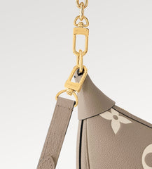 LOOP HOBO 38 BICOLOR MONOGRAM EMPREINTE LEATHER GOLD HARDWARE