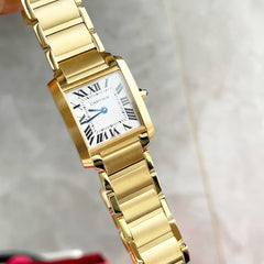 TANK FRANCAISE GOLD WHITE DIAL
