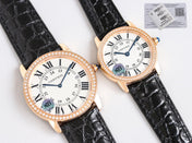 RONDE SOLO PINK GOLD BLACK LEATHER