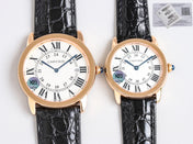 RONDE SOLO PINK GOLD BLACK LEATHER