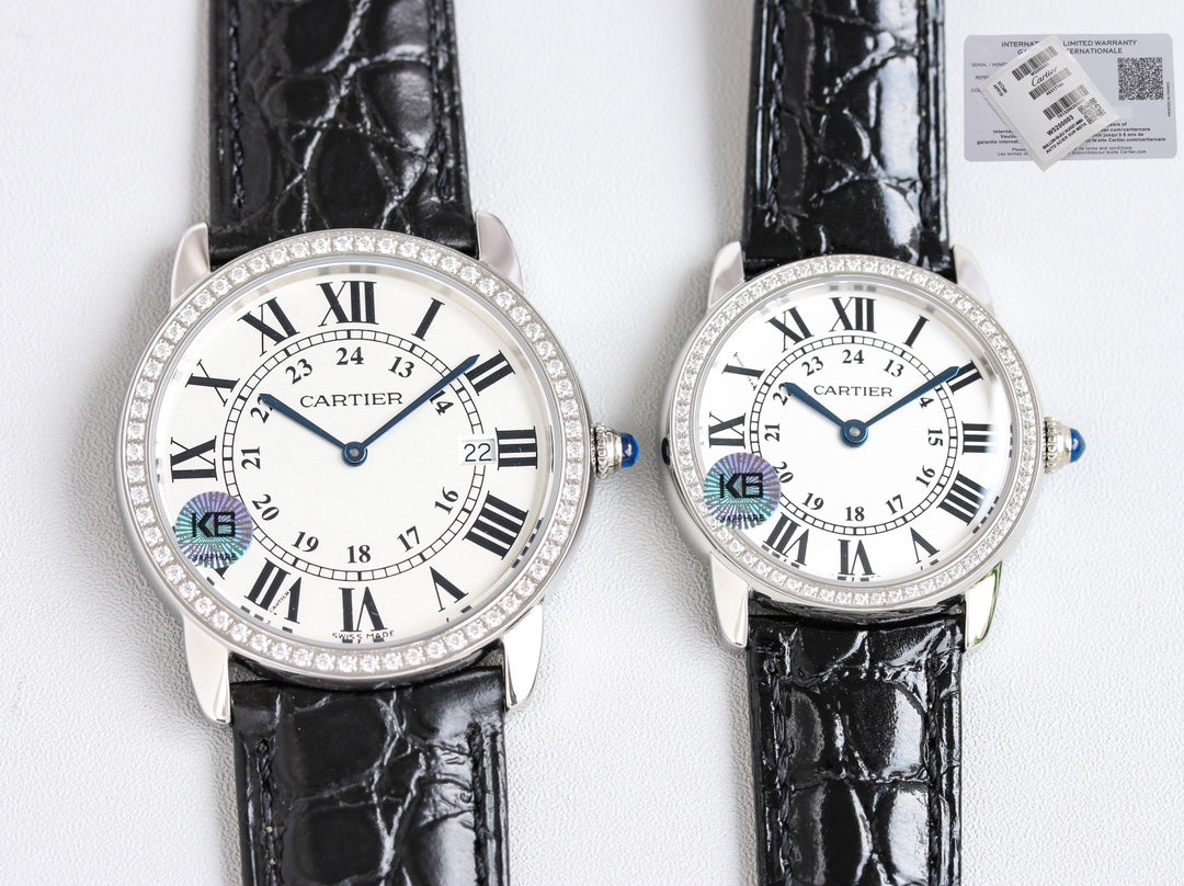 RONDE SOLO STEEL BLACK LEATHER