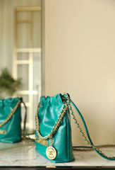 CC 22 ANTIBA HOBO BAG GREEN 20CM