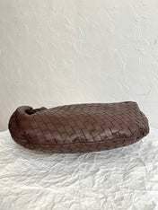 BV SMALL JODIE 48CM CHOCOLATE SUEDE LEATHER