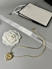 CC HEART LIGHT GOLD NECKLACE