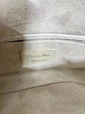 SMALL LADY D-JOY 22 BUTTERFLY STUD WHITE LAMBSKIN