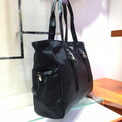 SHOPPING BAG 40 IN BLACK NYLON FABRIC