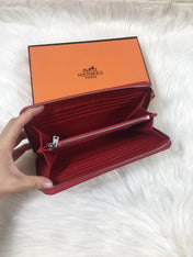 HM SILK'IN CLASSIC WALLET 20 APPLE GRAINED CALFSKIN