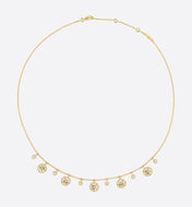 ROSE DES VENTS NECKLACE YELLOW GOLD, DIAMONDS AND MOTHER-OF-PEARL