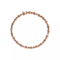 HARDWEAR MICRO LINK 44 MOTIF PINK GOLD BRACELET