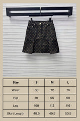 LV Monogram Denim Set