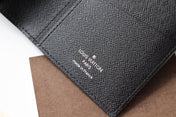 LV 25S FUJIWARA HIROSHI WALLET 19 IN MONOGRAM ECLIPSE COATED CALFSKIN