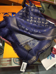 LV SCARF 140 CM IN WOOL MIX SILK 693008