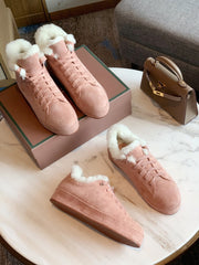 LP WINTER NUAGES SNEAKERS LIGHT PINK LAMBSKIN