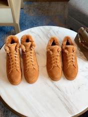 LP WINTER NUAGES SNEAKERS CARAMEL LAMBSKIN