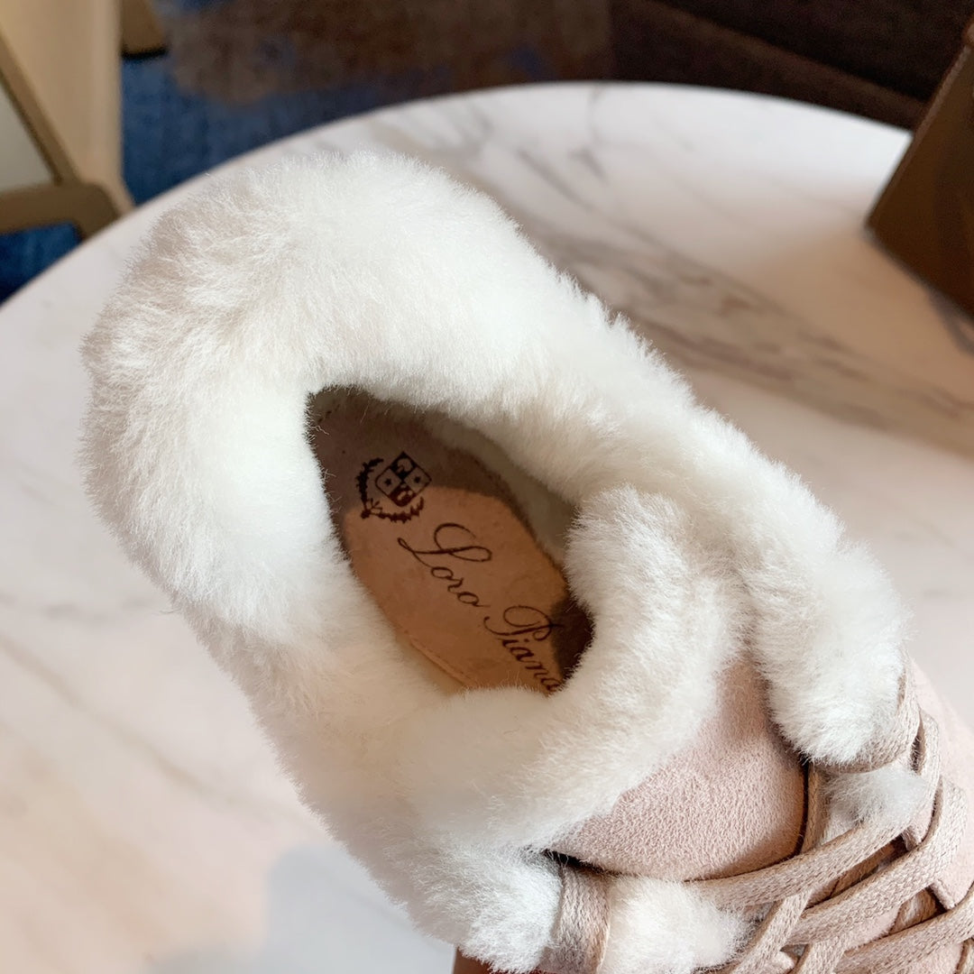 LP WINTER NUAGES SNEAKERS CREAMY WHITE LAMBSKIN