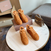 LP WINTER NUAGES HIGH SNEAKERS CARAMEL LAMBSKIN