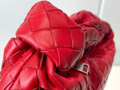 MINI JODIE 27 IN RED LAMBSKIN